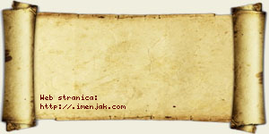 Isidora Nerić vizit kartica